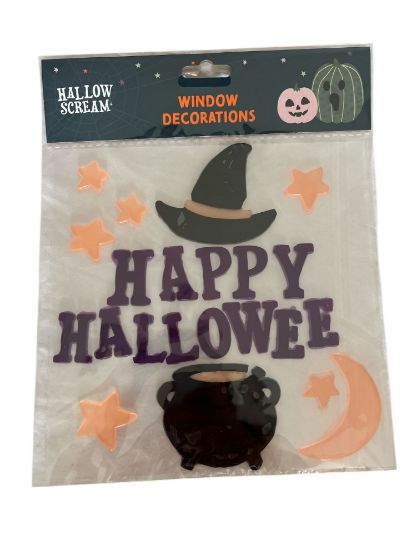 Picture of Happy Halloween Gel Window Cling Halloween Decoration New