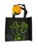 Picture of mini black halloween bag black and green ghost boo design bag