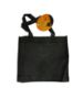 Picture of mini black halloween bag black and green ghost boo design bag