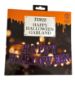 Picture of Happy Halloween Garland Halloween Banner Purple & BLack Lettering NEW 3.5 m