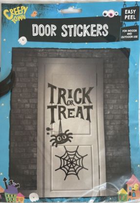 Picture of HALLOWEEN Door Stickers Trick or Treat Design NEW