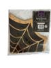 Picture of 12 x Spider Web Paper Napkins halloween napkins NEW spider web shaped