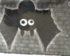 Picture of Halloween Hanging Bat Pleated Efffect NEW