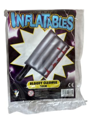 Picture of Halloween Inflatable Bloody Cleaver (40cm) inflatable Axe Halloween Party Accessory