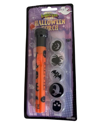Picture of 6 x Halloween Image Torch Projector Decoration Flash Light Ghost Cat Bat Skull
