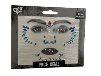 Picture of halloween Face Gems Adhesive Glitter Jewel halloween party NEW