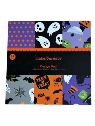 Picture of Spooky Halloween Design Pad: 6 x 6" NEW halloween papers for craft