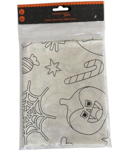 Picture of Halloween Table cloth  Colour Your Own Table Cover for halloween new