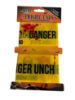 Picture of Halloween Fright Tape danger unchained zombie halloween Party Decoration yellow with orange backing