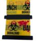 Picture of Halloween Fright Tape danger unchained zombie halloween Party Decoration yellow with orange backing