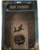 Picture of HALLOWEEN Door Stickers Witch on Broomstick Happy Halloween Cauldron Design
