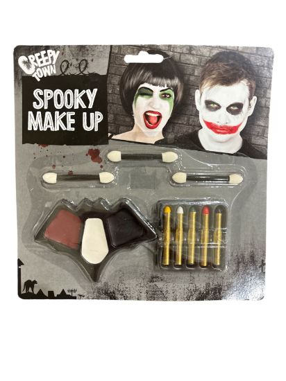 Picture of halloween face paints spooky make up kit