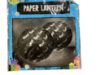 Picture of 2 x paper boo lanterns paper lantern  halloween boo design
