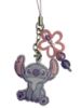 Picture of DISNEY LILO & STITCH PHONE CHARM BAGstitch with pink FLOWER AND BEADS charm NEW