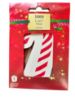 Picture of 5 x Candy Cane Gift Tags with red twine