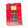 Picture of 5 christmas GIFT TAGS   RED GREEN & GOLD TARTAN red twine NEW