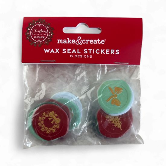 Picture of 15 x Christmas Wax Seal Stickers