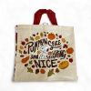 Picture of Peanuts SNOOPY Autumn / Fall Pumpkin Spice Shopping Bag Tote Bag NEW large Snoopy