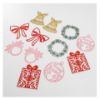 Picture of 6 x Christmas Laser Cut Paper Embellishments new