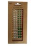 Picture of 128 x Assorted christmas colours Adhesive Gems gold silver green red