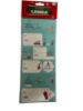 Picture of 100 X Christmas gift tags sticky labels warm wishes, car with xmas  tree NEW