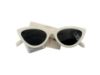 Picture of ladies white Hot Fashion Large Oversized Retro Cat Eye Style Sunglasses