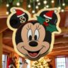 Picture of 10 x Disney Minnie Mouse Face CHRISTMAS Gift tags with GOLD TIEs NEW