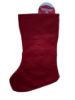 Picture of Christmas snowman stocking 3D Snowman stocking felt and apllique