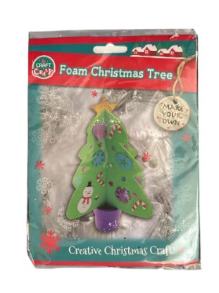 Picture of Make your own Foam Christmas Tree with decorations NEW Childrens Craft