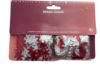 Picture of Christmas metallic confetti red and silver christmas metallic confetti snowflakes holly
