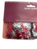 Picture of Christmas metallic confetti red and silver christmas metallic confetti snowflakes holly