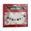 Picture of christmas paper garland 2 metres blue white snowflakes, merry everything