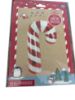 Picture of Christmas Candy Cane Foil Balloon NEW Red & white Stripy Candy cane shape candy cane balloon