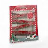Picture of Christmas elf caution tape red elves at work design tape