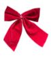 Picture of 6 x red velvet bows christmas ribbon bows decorations