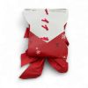 Picture of 6 x red velvet bows christmas ribbon bows decorations