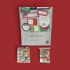Picture of Christmas Self Adhesive Sticker Gift Label Book: 120 Christmas Gif tag stickers book