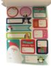 Picture of Christmas Self Adhesive Sticker Gift Label Book: 120 Christmas Gif tag stickers book