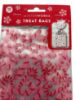 Picture of 10 x Christmas Candy Cane Cellophane Bags:  Candy Cane Treat bags