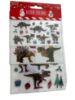 Picture of 45 x Christmas Bubble Stickers Dinosaurs Christmas Stickers NEW