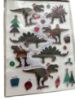 Picture of 45 x Christmas Bubble Stickers Dinosaurs Christmas Stickers NEW