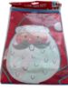 Picture of 2 x Large Christmas Drawstring Santa Sacks Christmas Stocking Toy Bags Gift Present SNOWMAN