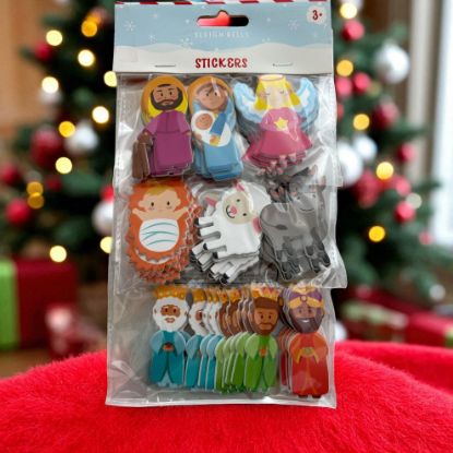 Picture of 45 x Christmas Nativity Foam Stickers Xmas Stickers Nativity Stickers