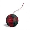 Picture of 12 x Christmas Gift Tags Red Scottish Tartan Design Gift Tags Tartan Gift Tags