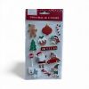 Picture of 3d CHRISTMAS  STICKERS x 13  christmas characters tree pudding penguin etc