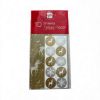 Picture of 10 x sheets Christmas Tissue Paper Stag Design on Gold & Plain Silver NEW + seals