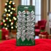 Picture of 12 x silver christmas bows  NEW Silver bows