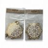 Picture of 10 x  Gold Snowflake Christmas Gift tags NEW with twine