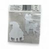 Picture of 12 x Christmas Reindeer & Santa Card Toppers self adhesive stickers