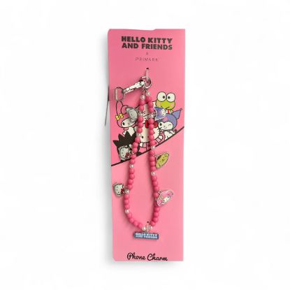 Picture of HELLO KITTY & Friends Beaded  Phone Charm  New pink beads
